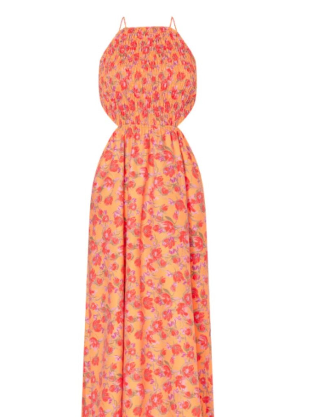 Louna Floral Smocked Midi Dress - Picture 8 of 10